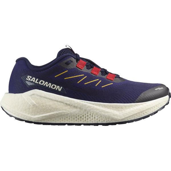 Women's Salomon Aero Blaze 3 GRVL Trail Running Shoes 6.5 Regular Astral Aura/Maritime Blue/Haute Red