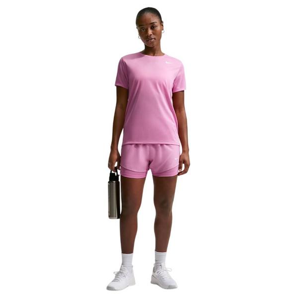 Women's Nike Dri-FIT T-Shirt Small Lt Magenta/White