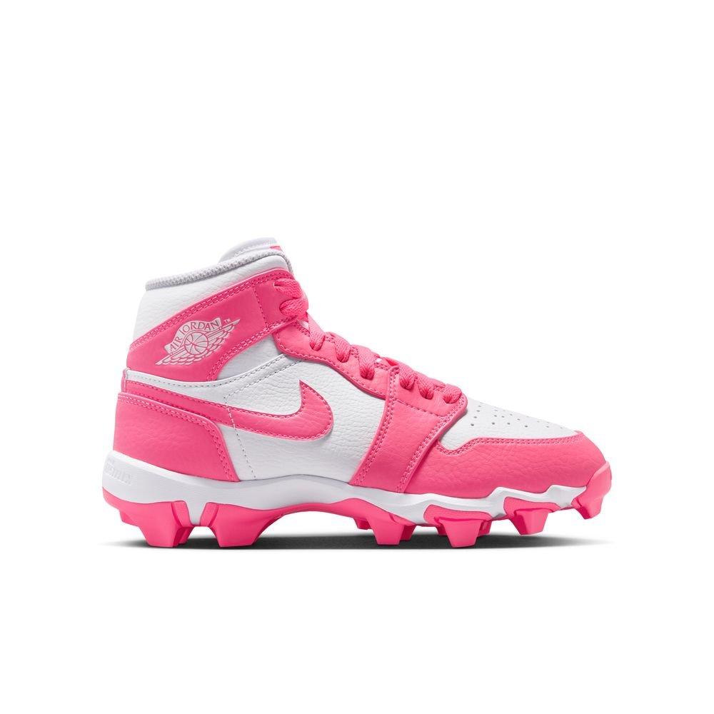 Big Kids' Jordan 1 Mid Molded Football Cleats