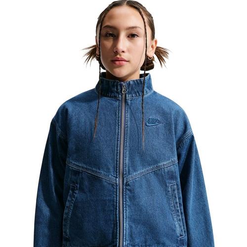 Girls' Nike Sportswear Denim Collection Windbreaker - Primary Image