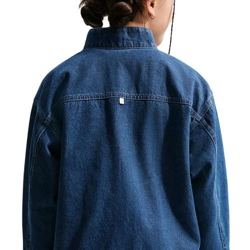 Girls' Nike Sportswear Denim Collection Windbreaker - Primary Image