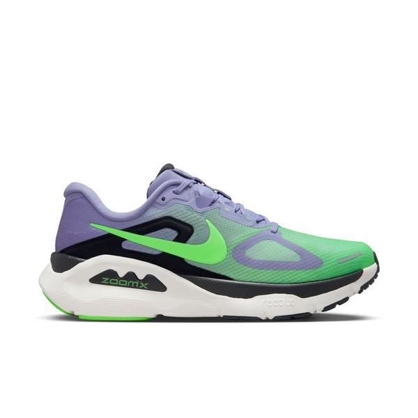 Men's Nike Structure Plus Running Shoes 8.5 Regular Iron Purple/Voltage Green/Off Noir/Sail