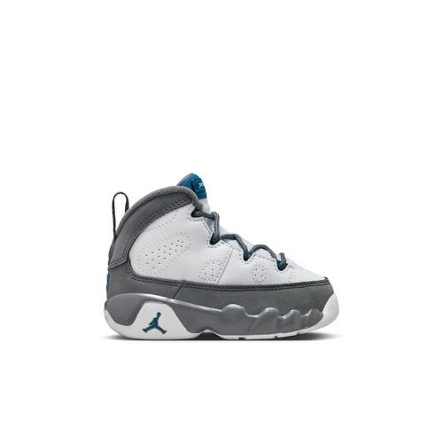 Toddler Air Jordan 9 Retro "Flint Grey and French Blue" Sneakers - Primary Image