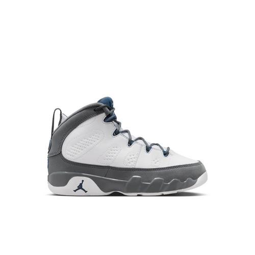 Little Kids' Air Jordan 9 Retro "Flint Grey and French Blue" Sneakers - Primary Image