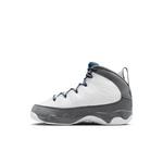 Little Kids' Air Jordan 9 Retro "Flint Grey and French Blue" Sneakers - Thumbnail 5 of 5