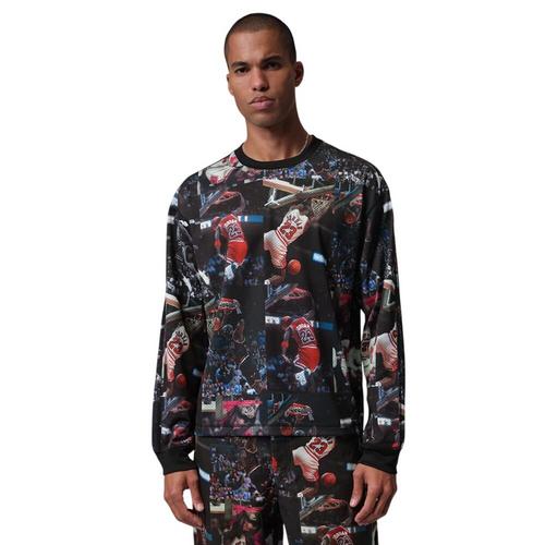 Men's Jordan Flight Printed Long Sleeve T-Shirt - Primary Image