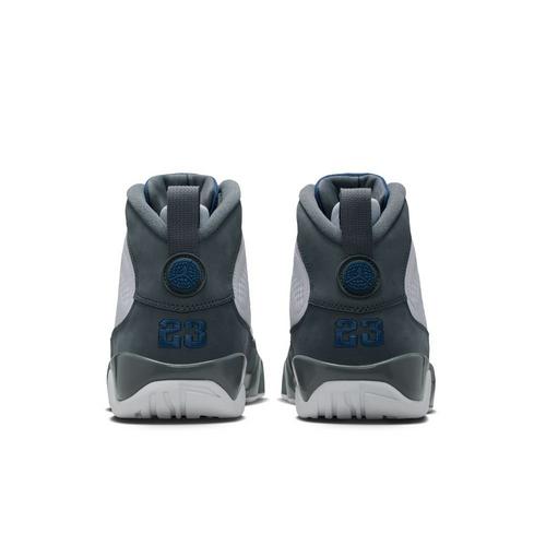 Air Jordan 9 Retro "Flint Grey and French Blue" Sneakers - Primary Image