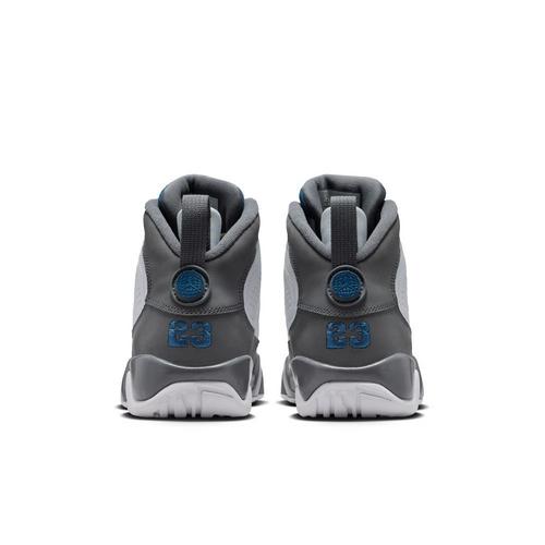 Big Kids' Air Jordan 9 Retro "Flint Grey and French Blue" Sneakers - Primary Image