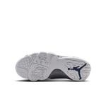 Big Kids' Air Jordan 9 Retro "Flint Grey and French Blue" Sneakers - Thumbnail 4 of 5