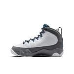 Big Kids' Air Jordan 9 Retro "Flint Grey and French Blue" Sneakers - Thumbnail 5 of 5