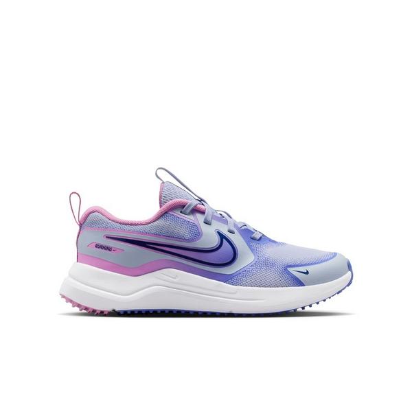 Kids' Nike Cosmic Runner Shoes Big 6 Regular Ghost/Midnight Navy-Sapphire-Lt Magenta
