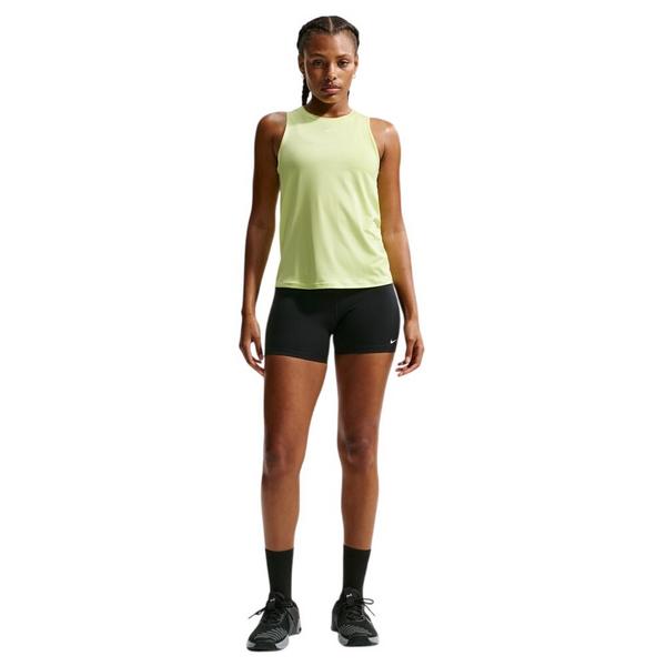 Women's Nike One High Rise Biker Shorts XSmall Black/White
