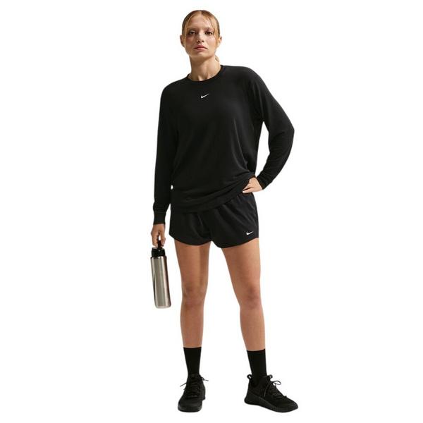 Women's Nike Dri-FIT One Brief-Lined Shorts Medium Black/White