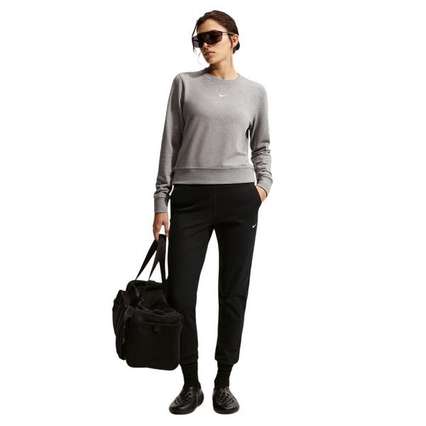 Women's Nike One High-Waisted Full-Length Knit Joggers Medium Black/White Regular