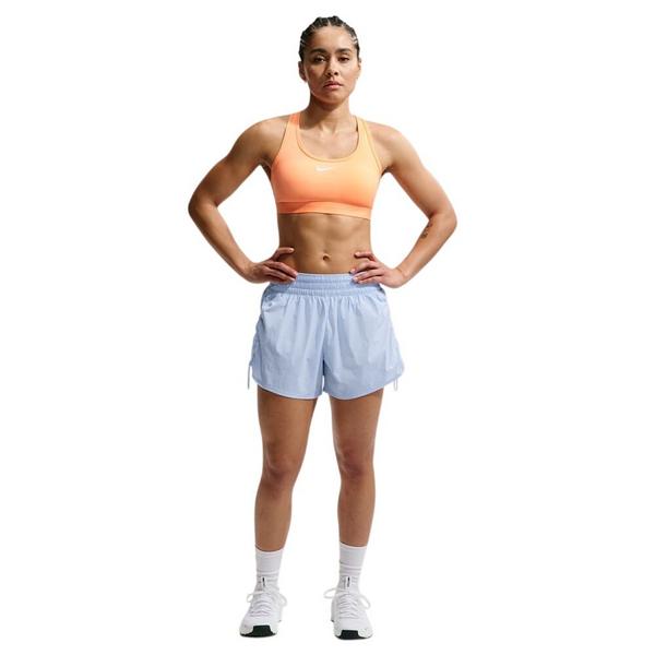 Women's Nike One Dri-FIT Brief-Lined High-Waisted Shorts Medium Hydrogen Blue/White