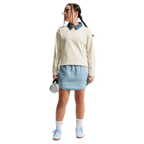 Girls' Nike Sportswear Long Sleeve Polo - Primary Image