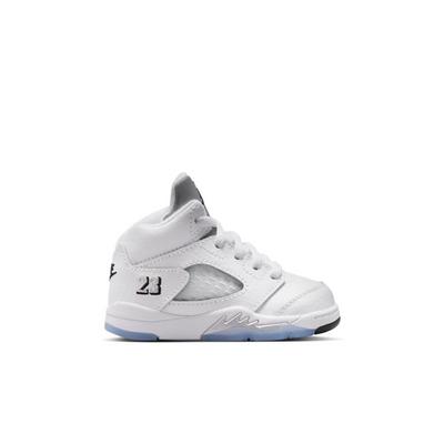 Toddler Air Jordan 5 Retro OG "White Metallic" Sneakers
