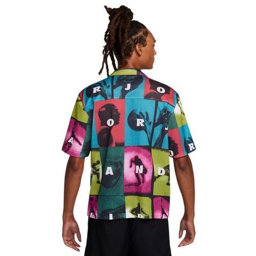 Men's Jordan Brooklyn All-Over Print Button Up Shirt - Primary Image