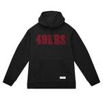 Mitchell and Ness San Francisco 49ers Wordmark Hoodie - Thumbnail 1 of 2