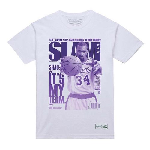 Mitchell and Ness Los Angeles Lakers Shaquille O'Neal SLAM T-Shirt - Primary Image