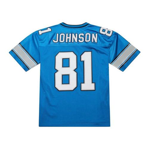 Mitchell and Ness Detroit Lions Calvin Johnson #81 2007 Authentic Jersey - Primary Image