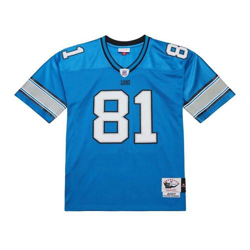 Mitchell and Ness Detroit Lions Calvin Johnson #81 2007 Authentic Jersey - Primary Image