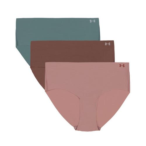 Women's Under Armour Pure No Show 3 Pack Hipster Underwear - Primary Image