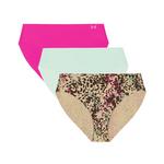 Women's Under Armour Pure No Show 3 Pack Bikini Underwear - Thumbnail 1 of 3