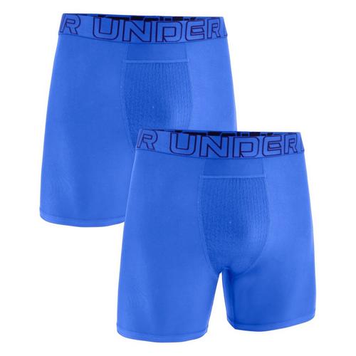 Men's Under Armour Performance Tech 6" 2 Pack Boxer Briefs - Primary Image