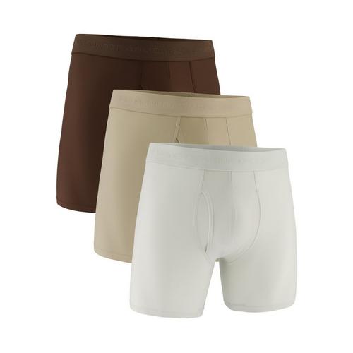 Men's Under Armour Performance Tech Mod 6" 3 Pack Boxer Briefs - Primary Image
