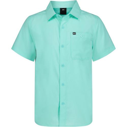 Boys' Under Armour Drift Tide Button Up Shirt - Primary Image