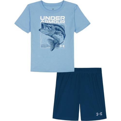 Toddler Under Armour Intel Bass T-Shirt and Shorts Set - Primary Image