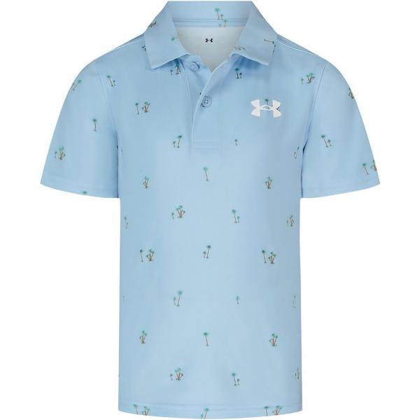 Boys' Under Armour Matchplay Printed Polo 6 Nimbus Blue