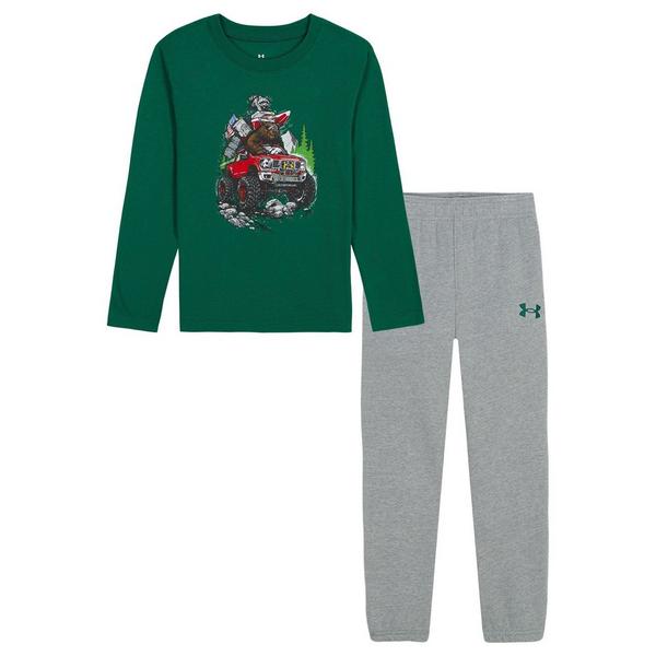 Toddler Boys' Under Armour Off Road Bear Shirt and Pants Set