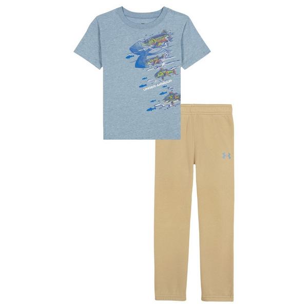 Boys' Under Armour Species Fish T-Shirt and Pants Set