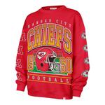 47 Brand Women's Kansas City Chiefs Go Big Crewneck - Thumbnail 1 of 2