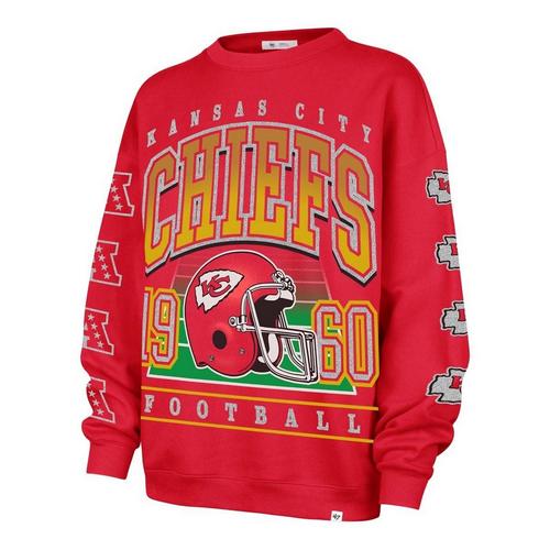 47 Brand Women's Kansas City Chiefs Go Big Crewneck - Primary Image