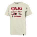 47 Brand Girls' Nebraska Cornhuskers Hurrah T-Shirt - Thumbnail 1 of 2