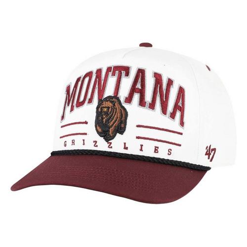 47 Brand Montana Grizzlies Roscoe Rope Snapback Hat