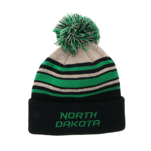 Legacy North Dakota Fighting Hawks Holiday Pom Beanie - Primary Image