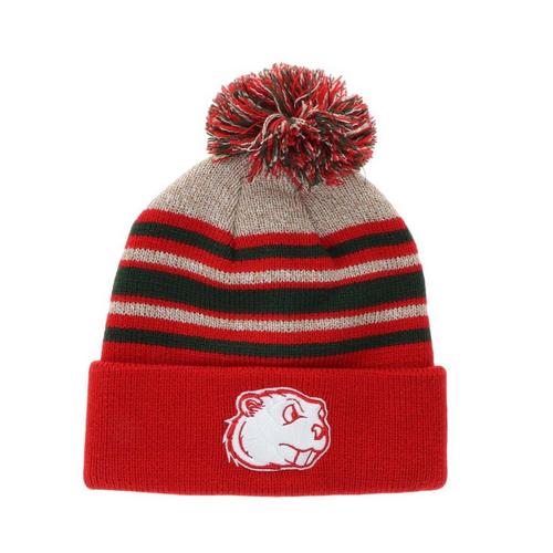 Legacy Minot State Beavers Holiday Pom Beanie - Primary Image