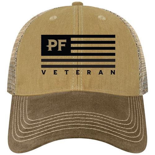 Adult Pheasants Forever Veteran Snapback Trucker Hat