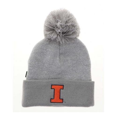 Legacy Athletic Kids' Illinois Fighting Illini Pom Cuff Beanie - Primary Image