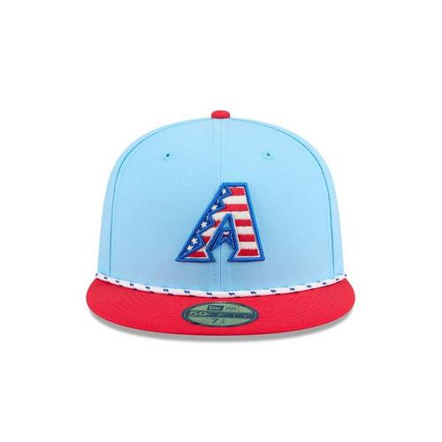 New Era Arizona Diamondbacks 2025 Fourth Of July 59Fifty Fitted Hat - Primary Image