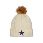 New Era Women's Dallas Cowboys Fur Pom Beanie - Thumbnail 1 of 2
