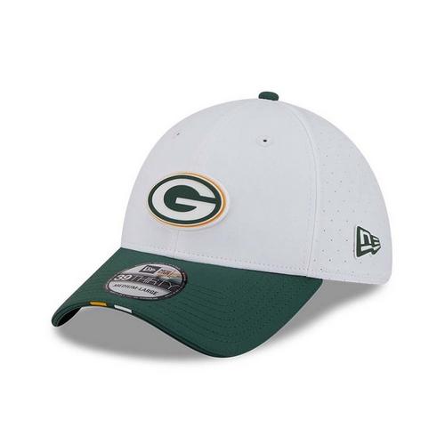 New Era Green Bay Packers 2025 Training Camp 39Thirty Stretch Fit Hat - Primary Image