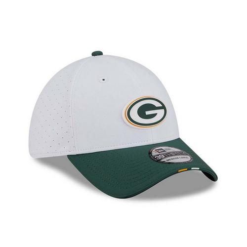 New Era Green Bay Packers 2025 Training Camp 39Thirty Stretch Fit Hat - Primary Image