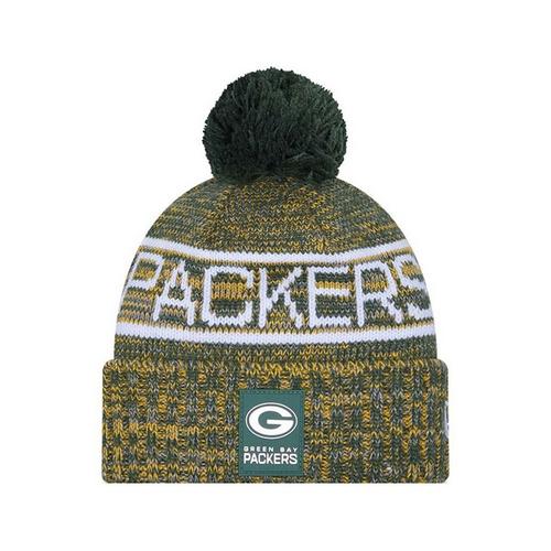 New Era Green Bay Packers 2025 Sideline Pom Beanie | SCHEELS.com