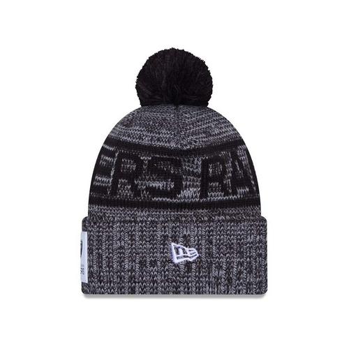 New Era Las Vegas Raiders 2025 Sideline Alternate Pom Beanie - Primary Image