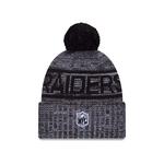 New Era Las Vegas Raiders 2025 Sideline Alternate Pom Beanie - Thumbnail 3 of 3